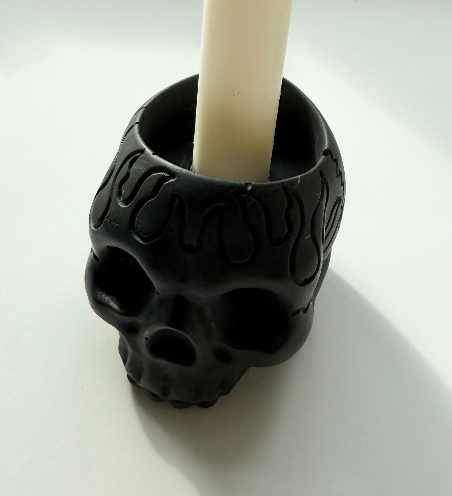 Skull Candle Holder