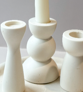 Wabi-Sabi Taper Candle Holders