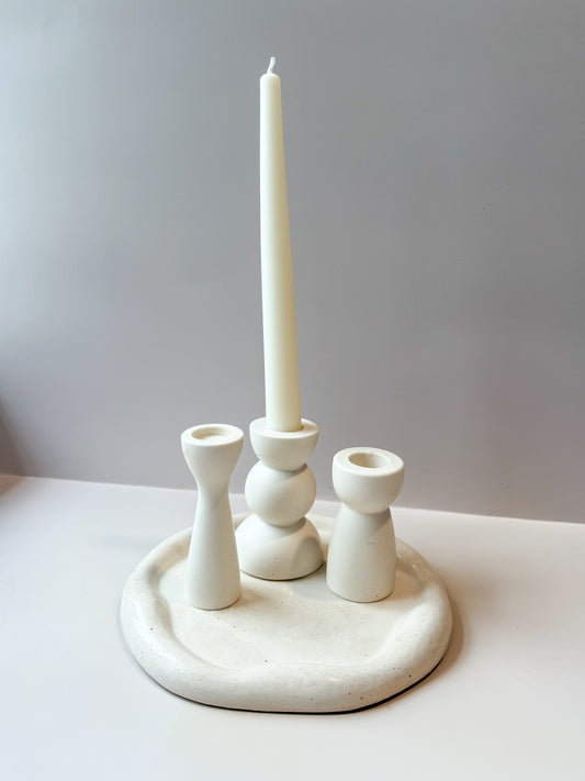 Wabi-Sabi Taper Candle Holders